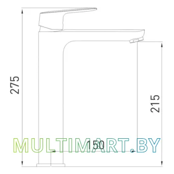 Смеситель Gross Aqua Flat 6230520C картинка 2